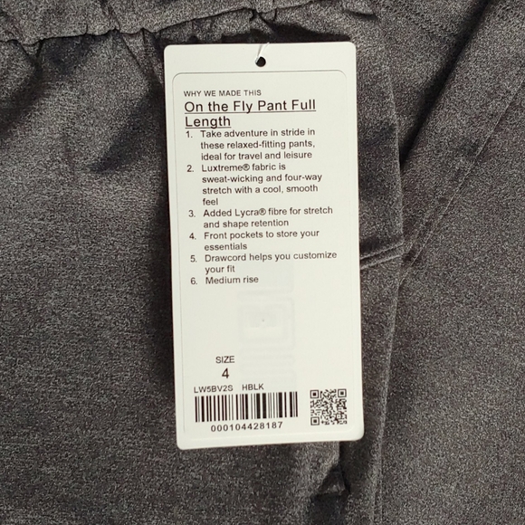 NWT Lululemon On the Fly Pant full length - Picture 4 of 10